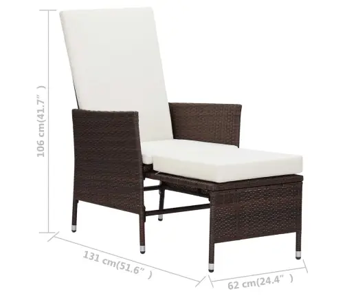 Aia Tugitool Allalastava Seljatoega, Patjadega Polürotang Pruun