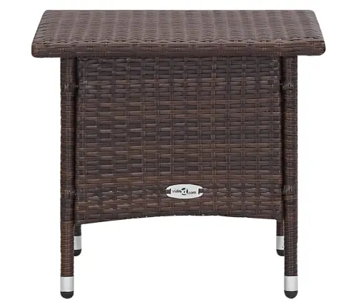 2-Daļīgs Dārza Atpūtas Mēbeļu Komplekts, Brūna Pe Rotangpalma Vidaxl