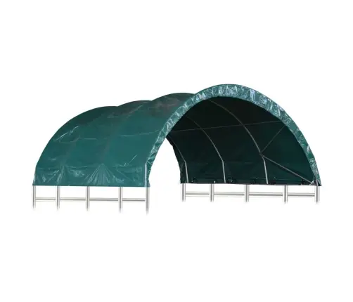 Mājlopu Nojume, Pvc, 3,7X3,7 M, Zaļa Vidaxl