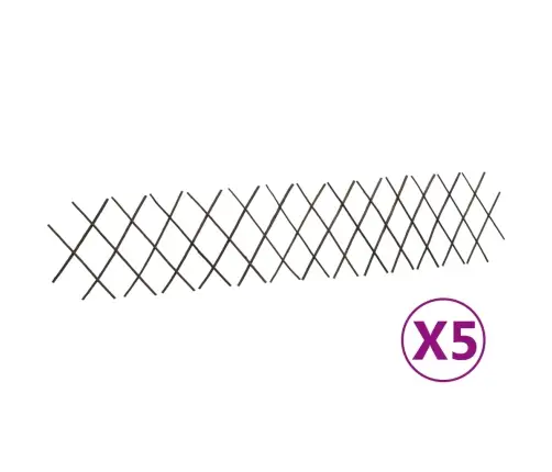 Špaleru Žogi, 5 Gab., 180X30 Cm, Vītola Klūgas  Vidaxl