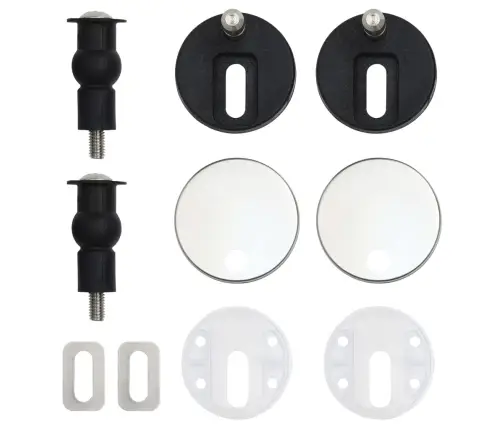 Tualetes Poda Sēdekļi Ar Vāku, 2 Gab., Zaļi, Ūdens Lāšu Dizains Vidaxl