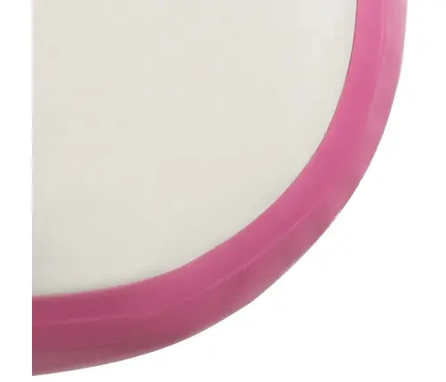Piepūšams Vingrošanas Paklājs Ar Pumpi, 400X100X15 Cm, Rozā Pvc Vidaxl