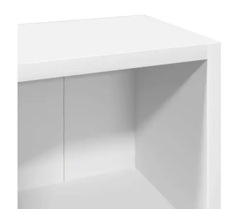 Cd Plaukti, 2 Gab., 21X16X93,5 Cm, Balti, Skaidu Plāksne Vidaxl