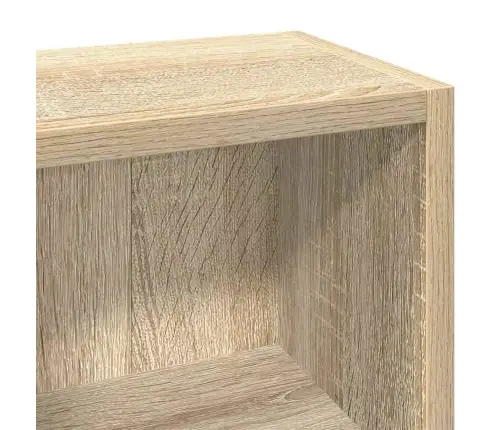 Cd Plaukti, 2 Gb., 21X16X93,5 Cm, Ozolkoka Krāsā, Skaidu Plātne Vidaxl