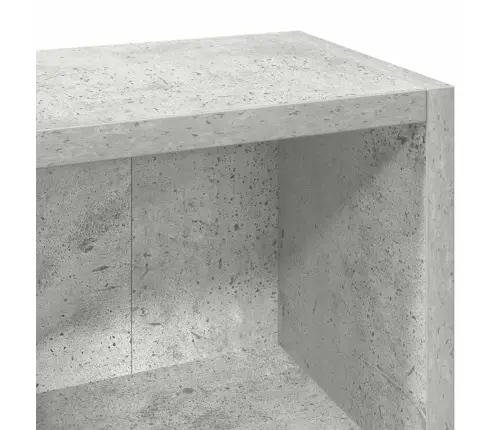 Cd Plaukti, 2 Gab., 21X16X93,5 Cm, Betona Pelēki, Skaidu Plātne Vidaxl