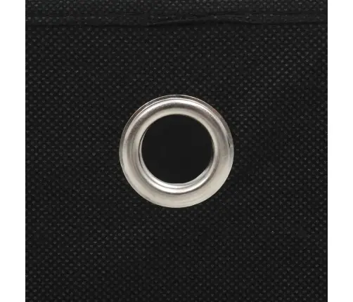 Uzglabāšanas Kastes, 4 Gab., 28X28X28 Cm, Melns Neausts Audums Vidaxl