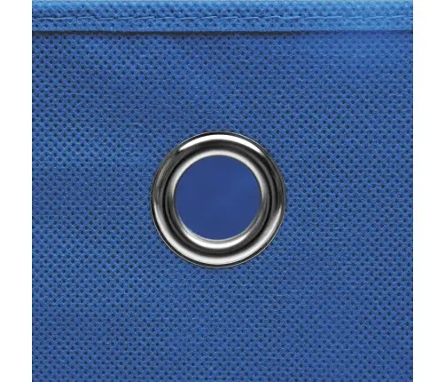 Uzglabāšanas Kastes Ar Vāku, 4 Gab., Zilas, 28X28X28 Cm Vidaxl