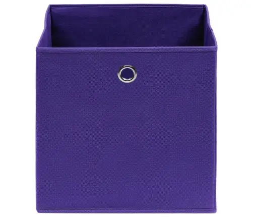 Mittekootud Kangast Hoiukastid 4 Tk, 28 X 28 X 28 cm Lilla