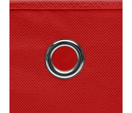 Mittekootud Kangast Hoiukastid 4 Tk, 28 X 28 X 28 cm Punane