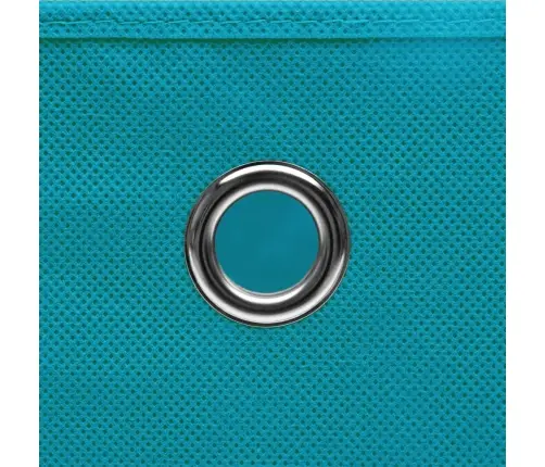 Uzglabāšanas Kastes Ar Vāku, 4 Gab., Zilas, 28X28X28 Cm Vidaxl