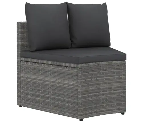 2-Daļīgs Dārza Dīvāna Komplekts Ar Matračiem, Pe Rotangpalma Vidaxl