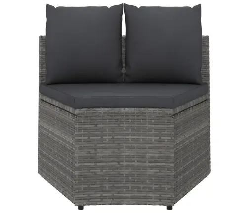 2-Daļīgs Dārza Dīvāna Komplekts Ar Matračiem, Pe Rotangpalma Vidaxl