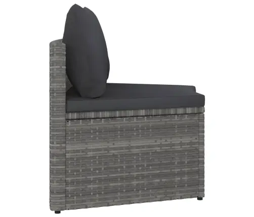 2-Daļīgs Dārza Dīvāna Komplekts Ar Matračiem, Pe Rotangpalma Vidaxl