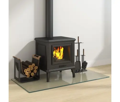 Židinio Stiklo Plokštė, 100X50 cm Stačiakampė