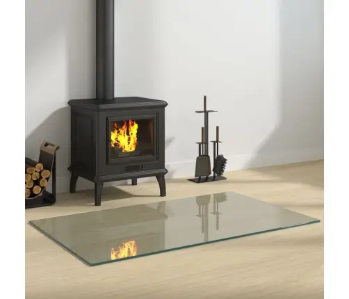 Kaminaesine Klaasplaat, Ristkülik, 100X60 Cm