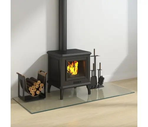 Kamīna Plāksne, Taisnstūra Forma, Stikls, 120X50 Cm Vidaxl