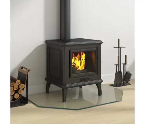 Kaminaesine Klaasplaat, Kuusnurk, 80X50 Cm