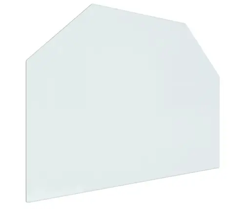 Kamīna Plāksne, Sešstūra Forma, Stikls, 80X60 Cm Vidaxl