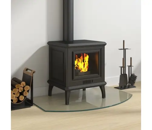 Kamīna Plāksne, Stikls, 80X50 Cm Vidaxl