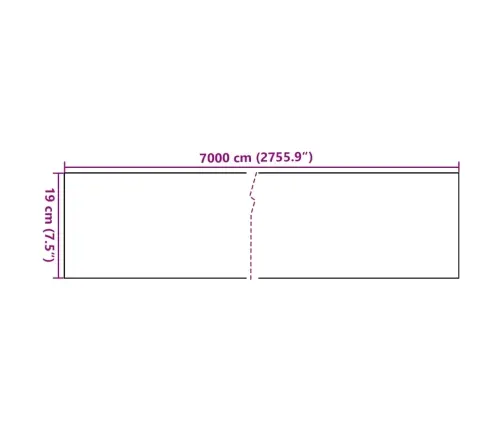 Dārza Aizslietnis, Pvc, 70X0,19 M, Zaļš Vidaxl