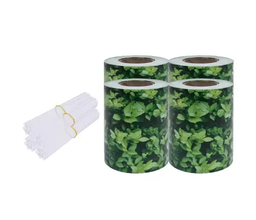 Dārza Aizslietņi, 4 Gab., Pvc, 35X0,19 M, Zaļi Vidaxl