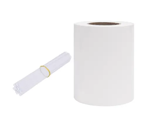 Dārza Aizslietnis, Pvc, 35X0,19 M, Balts  Vidaxl