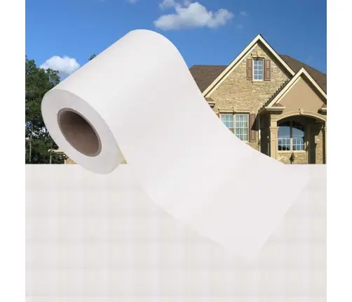 Dārza Aizslietnis, Pvc, 35X0,19 M, Balts  Vidaxl