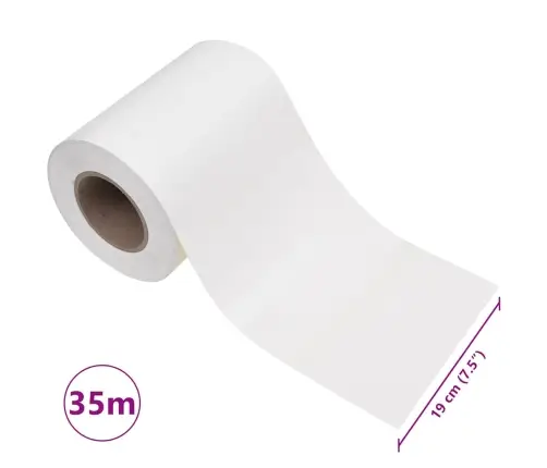 Aia Privaatsuskate, 4 Tk, Pvc 35 X 0,19 M, Valge