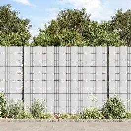 Dārza Aizslietņi, 4 Gab., Pvc, 35X0,19 M, Balti  Vidaxl