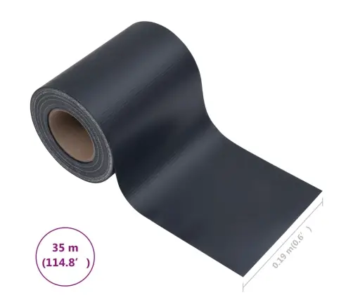 Aia Privaatsuskate, Pvc 35 X 0,19 M, Matt Tumehall