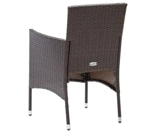 Dārza Krēsli, 2 Gab., Pe Rotangpalma, Brūni Vidaxl