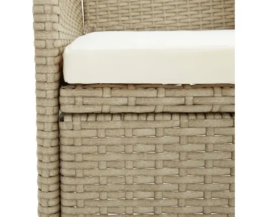 Dārza Krēsli, 4 Gab., Pe Rotangpalma, Bēši Vidaxl