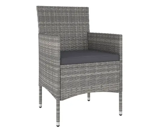 4-Daļīgs Dārza Krēslu Un Soliņu Komplekts, Pe Rotangpalma Vidaxl