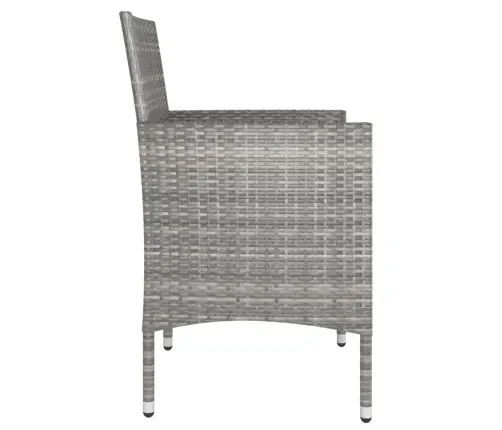 4-Daļīgs Dārza Krēslu Un Soliņu Komplekts, Pe Rotangpalma Vidaxl