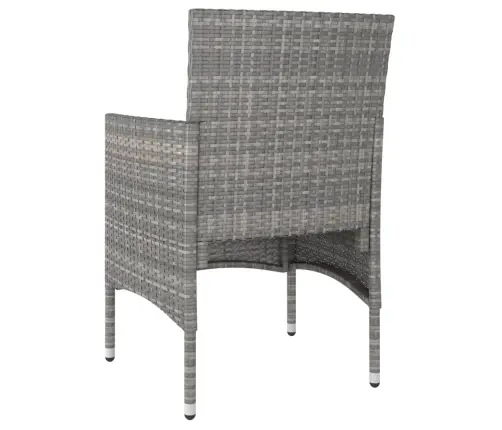 4-Daļīgs Dārza Krēslu Un Soliņu Komplekts, Pe Rotangpalma Vidaxl