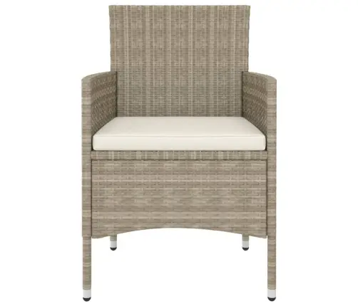 4-Daļīgs Dārza Krēslu Un Soliņu Komplekts, Bēša Pe Rotangpalma Vidaxl