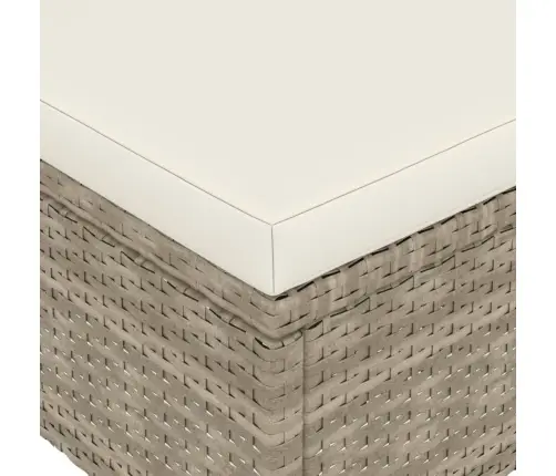 4-Daļīgs Dārza Krēslu Un Soliņu Komplekts, Bēša Pe Rotangpalma Vidaxl