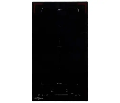 Indukcijas Plīts Ar 2 Riņķiem, Flexizone, Skārienjūtīga, 3500 W Vidaxl