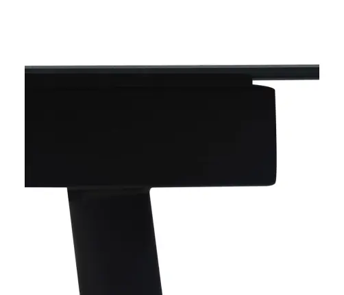 Dārza Galds, Melns,150X80X74 Cm, Tērauds Un Stikls Vidaxl