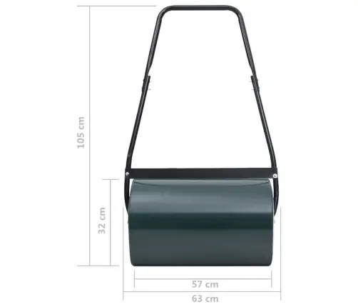 Mururull, Roheline Ja Must, 63 cm 50 L