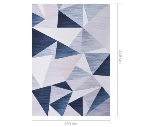 Paklājs Ar Apdruku, Krāsains, 160X230 Cm, Audums Vidaxl