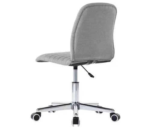 Virtuves Krēsli, 6 Gab., Gaiši Pelēks Audums Vidaxl