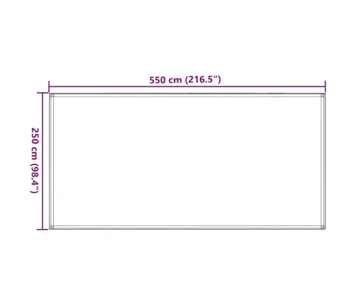 Palapinės Kilimėlis, Mėlynos Spalvos, 250X550Cm