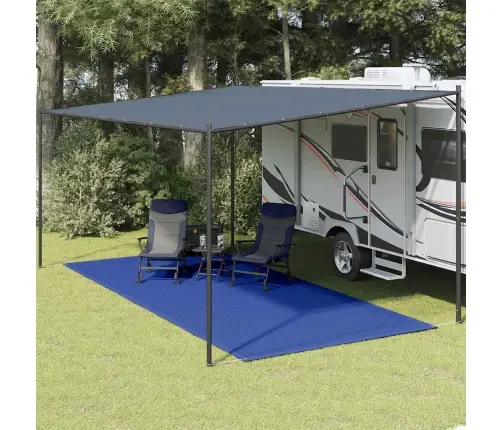 Palapinės Kilimėlis, Mėlynos Spalvos, 250X550Cm