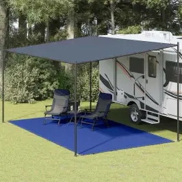 Telts Paklājs, 300X600 Cm, Zils, Hdpe Vidaxl