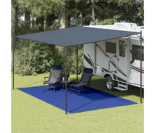 Telts Paklājs, 300X600 Cm, Zils, Hdpe Vidaxl