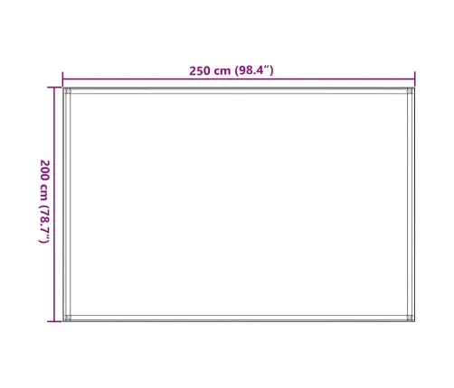 Telts Paklājs, 250X200 Cm, Pelēkbrūns Vidaxl