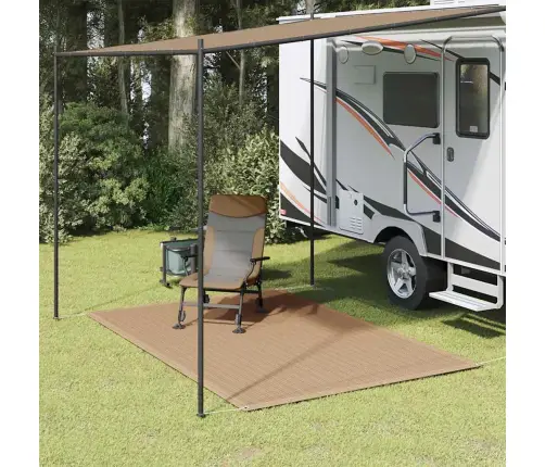 Telts Paklājs, 250X200 Cm, Pelēkbrūns Vidaxl