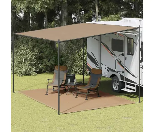 Telts Paklājs, 300X400 Cm, Pelēkbrūns Vidaxl