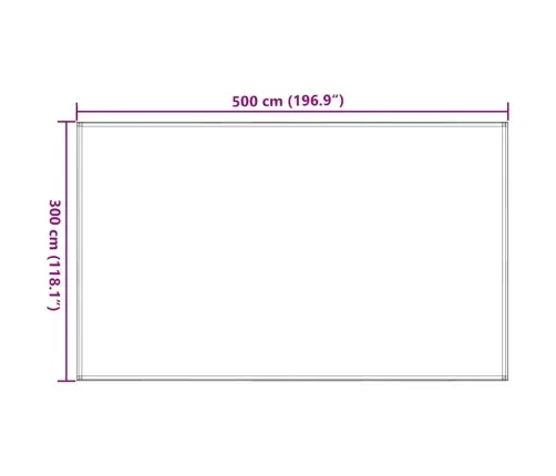 Telts Paklājs, 300X500 Cm, Pelēkbrūns Vidaxl